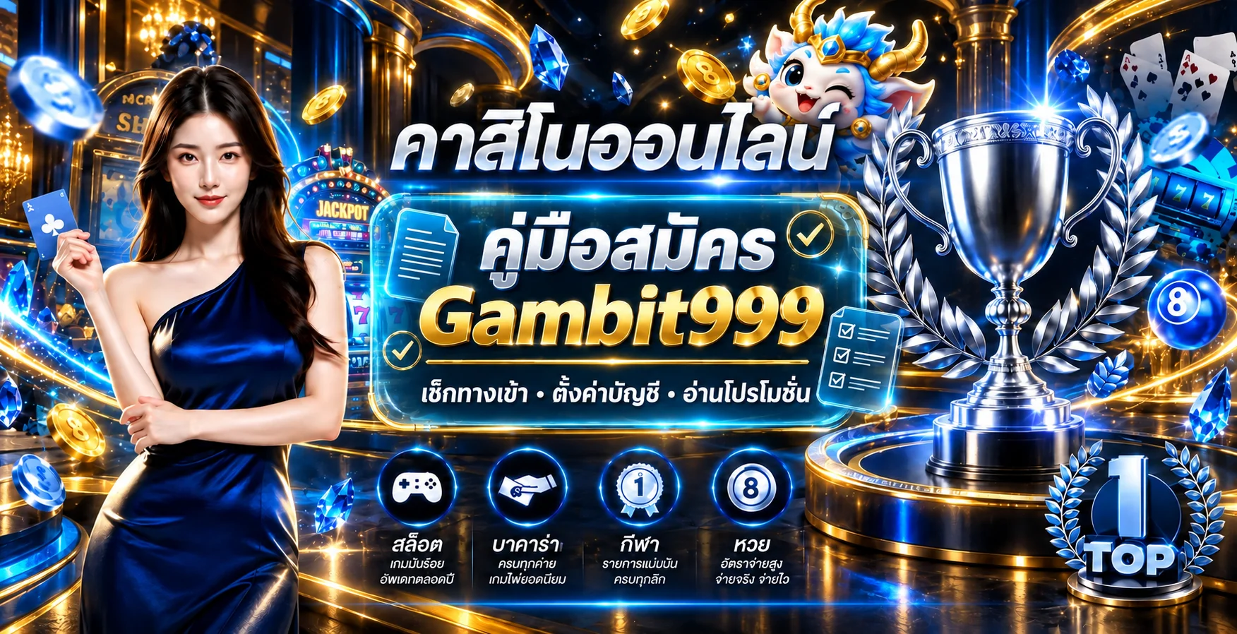 Gambit999 วิธีสมัคร เช็กทางเข้าและตั้งค่าบัญชี